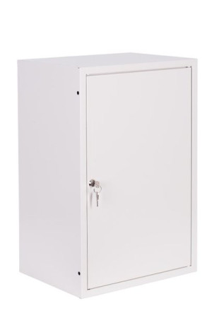 Rozdzielnia elektryczna natynkowa 400x600x210mm IP31 Szara z płytą montażow