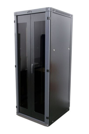 Szafa rack ACE 19" 24U 800x1200 Nośność 1500kg Drzwi przednie dzielone prze