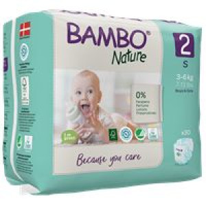 Ekologiczne Pieluszki Bambo Nature Mini (3-6 Kg)