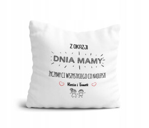 Poduszka Na Dzień Mamy Dla Matki Prezent + Imię