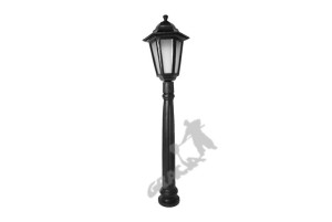 Lampa A01 Z Kloszem Aluminiowym Żeliwna Żeliwo Stojąca