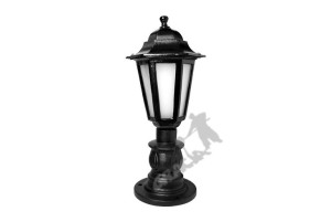 Lampa A05 Z Kloszem Aluminiowym Żeliwna Żeliwo Stojąca