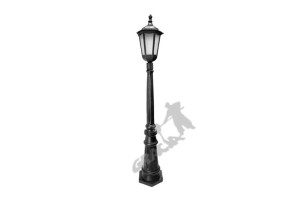 Lampa B04 Z Kloszem Żeliwnym Stylowym 1-ośw. Żeliwna Żeliwo Stojąca