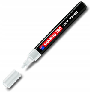 Marker Olejowy Edding 790 Okrągły Biały