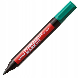 Marker Permanent Okrągła Końcówka Zielony