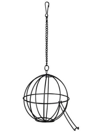 Paśnik metalowy dla królika, gryzoni, kula 12cm