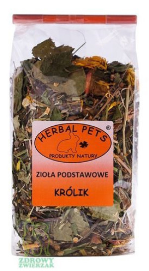 Zioła podstawowe, karma dla królika, Herbal 125g