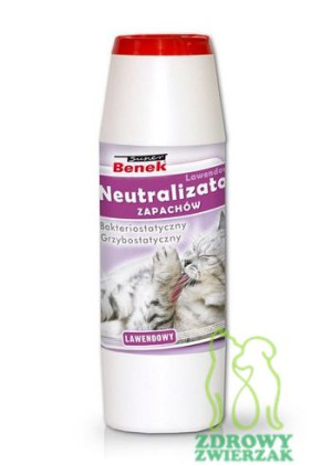 Neutralizator zapachów do kuwety kota lawenda 500g