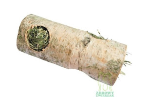 Drewniany tunel, gryzak dla królika gryzoni 20 cm