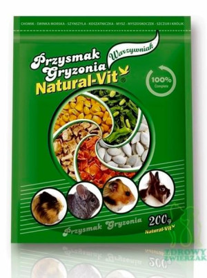 Warzywa suszone, przysmak dla królika gryzoni 200g