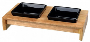 Miski ceramiczne na stojaku dla psa Trixie 2 x 0,2