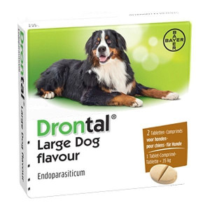 DRONTAL na pasożyty robaki odrobaczenie psa 35 kg