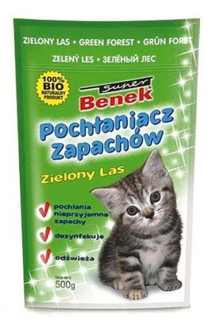 Pochłaniacz zapachów kuwety kota Benek Zielony Las