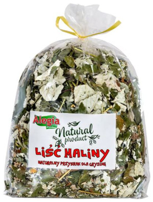 Liście malin maliny dla królika gryzoni 90g Alegia