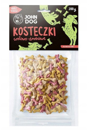 John Dog ciastka przysmak kostki wołowo-drobiowe