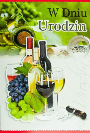 Kartka z życzeniami urodzinowymi  M 749