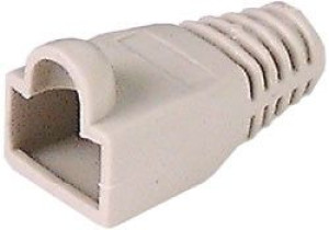 Osłonka na wtyk RJ45 (8p8c), w kolorze szarym, (10szt.)