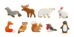 Foremki Do Ciastek Masy Cukrowej Zwierzęta Zoo X9