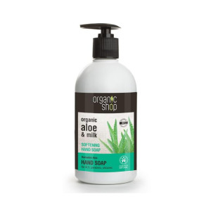 Mydło do rąk zmiękczające aloes z barbados 500ml Organic Shop