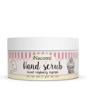 Peeling do rąk cukrowy malinowa babeczka 125g Nacomi