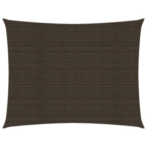 Żagiel przeciwsłoneczny, 160 g/m², brązowy, 2,5x4 m, HDPE