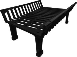 Ruszt Na Nóżkach Nr 07 Trapzezowy Żeliwny Kominkowy Grillowy Grill
