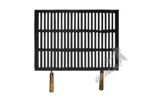 Ruszt Z Rączkami Nr 04 - Duży Z Prześwitem Żeliwny Kominkowy Grill
