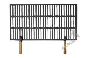 Ruszt Z Rączkami Nr 10 - Z Prześwitem Bardzo Duży Żeliwny Grill