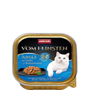 ANIMONDA Vom Feinsten Kot NoGrain Łosoś w sosie ziołowym 100g