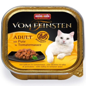 ANIMONDA Vom Feinsten Kot NoGrain Indyk w sosie pomidorowym 100g
