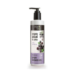 Żel pod prysznic dodający energii jagody acai 280ml Organic Shop