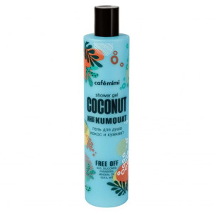 Żel pod prysznic kokos i kumkwat 300ml Cafe Mimi