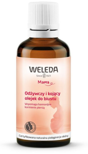 Odżywczy i kojący olejek do biustu 50ml Weleda
