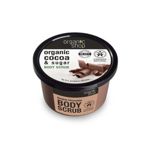 Peeling do ciała uelastyczniający belgijska czekolada 250ml Organic Shop