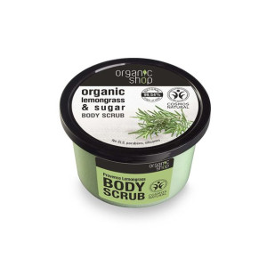 Peeling do ciała wygładzający trawa cytrynowa 250ml Organic Shop
