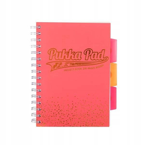 Kołozeszyt B5 Pukka Pad 200 Przekładki Blush