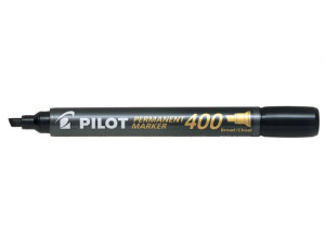 Marker Permanentny Pilot 400 Czarny Ścięta 10 Szt.
