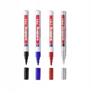 Marker Lakierowy 1-2 Mm Edding 751 - Czerwony