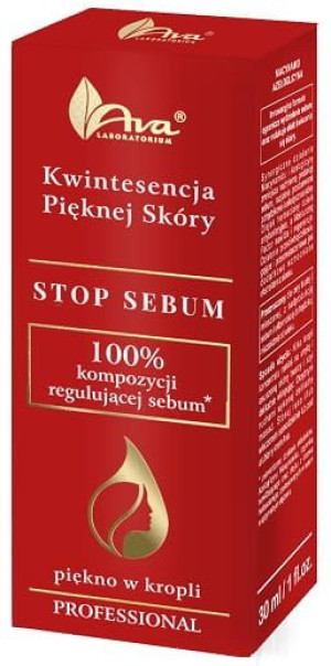 Serum kwintesencja pięknej skóry Stop Sebum 30ml Ava Laboratorium