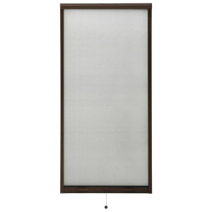 Rolowana moskitiera okienna, brązowa, 60x150 cm