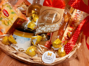 Kosz prezentowy PREMIUM robiony pod zamówienie
