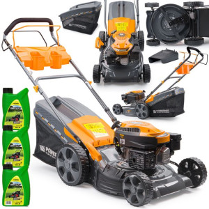 Kosiarka Spalinowa Powermat Z Napędem 6km 62l 7w1 + 3xolej Pm-kss-6s