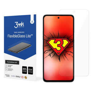 Niepękające szkło hybrydowe do LG K62 Plus, 3mk FlexibleGlass Lite