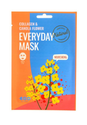 DEARBOO koreańska maseczka na twarz z kolagenem i kwiatem Canola 27 ml