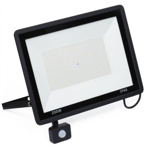 Naświetlacz LED 200W z czujnikiem ruchu i zmierzchu 19000 lm 220V