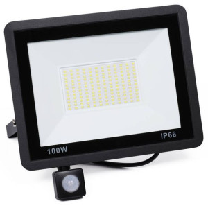 Naświetlacz LED 100W z czujnikiem ruchu i zmierzchu 9500 lm 220V