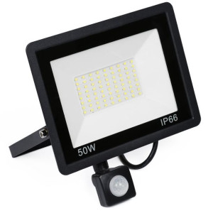 Naświetlacz LED 50W z czujnikiem ruchu i zmierzchu 4750 lm 220V