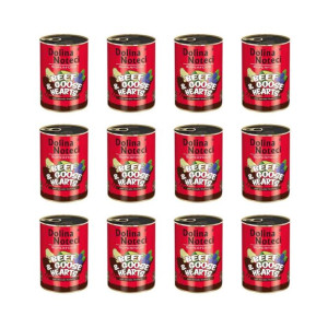Pakiet Dolina Noteci Superfood Wołowina i Gęś 12 x 400 g