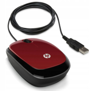 Mysz optyczna HP X1200 Flyer Red USB 1200 dpi