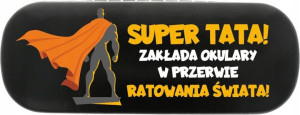 ETUI POKROWIEC OKULARY NADRUK na Dzień Ojca T5